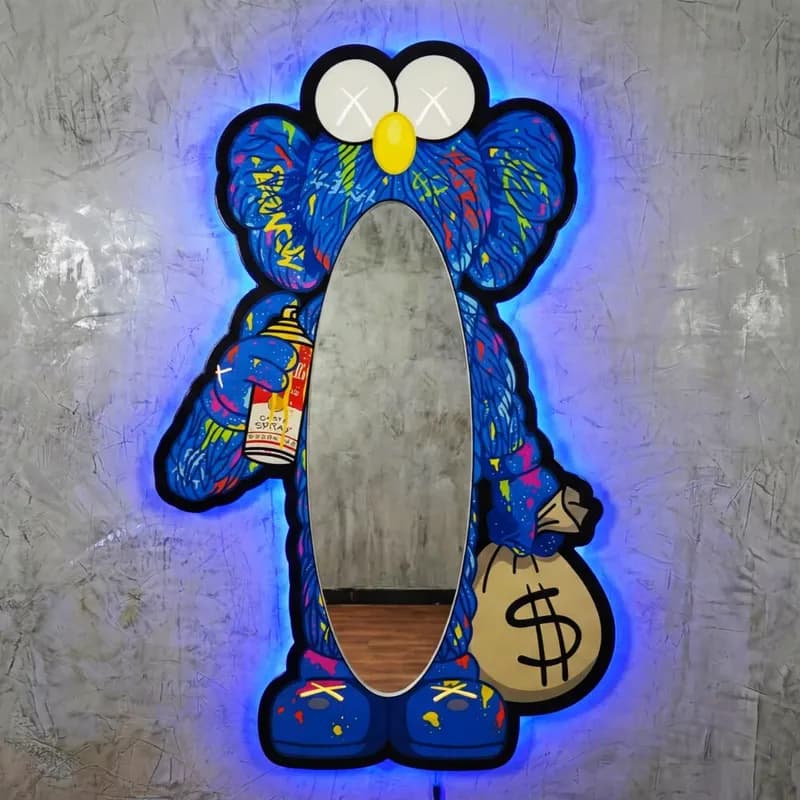 KAWS Graffiti Blue